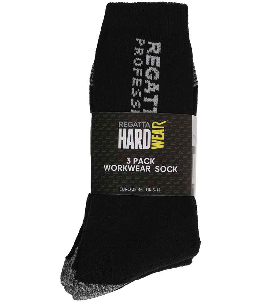 Regatta - 3 Pack Workwear Socks