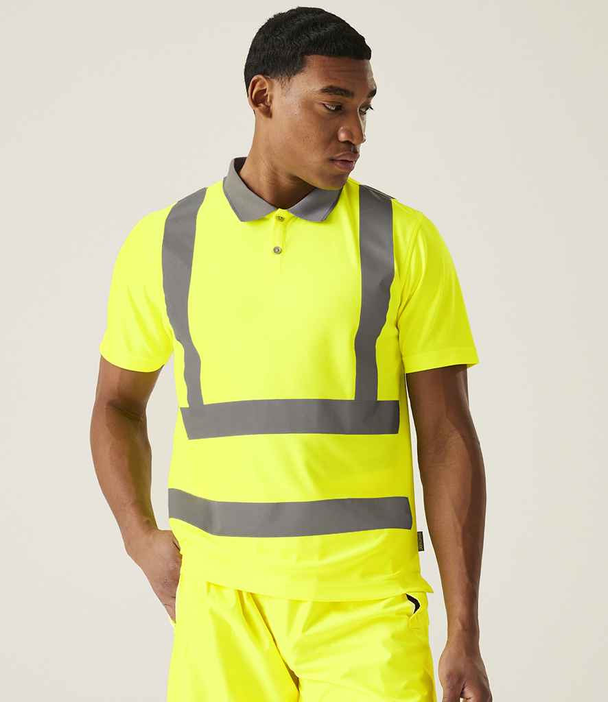 Regatta - High Visibility Pro Contract Polo Shirt - RG555 YEL S