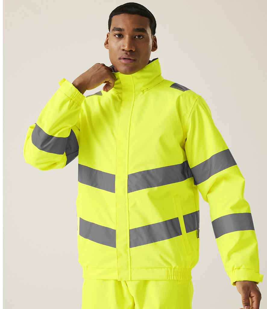 Regatta - High Visibility Pro Contract Dover Jacket - RG556 YEL S