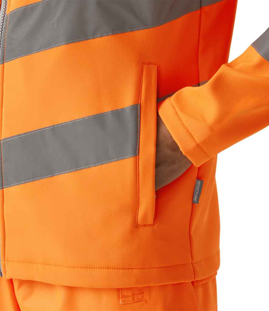 Regatta - High Visibility Pro Contract Ablaze Soft Shell Jacket - Pierre Francis