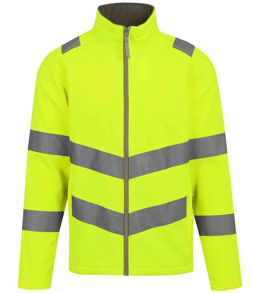 Regatta - High Visibility Pro Contract Ablaze Soft Shell Jacket - Pierre Francis