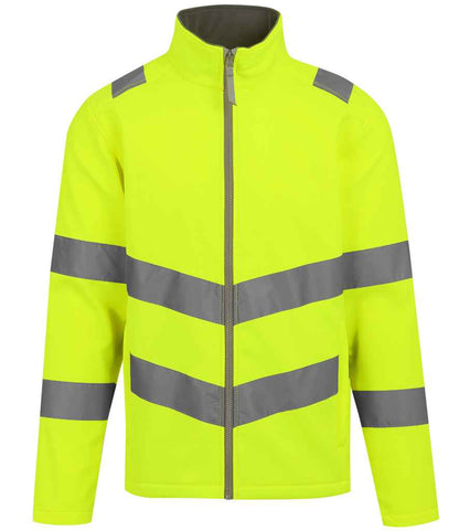 Regatta - High Visibility Pro Contract Ablaze Soft Shell Jacket - Pierre Francis