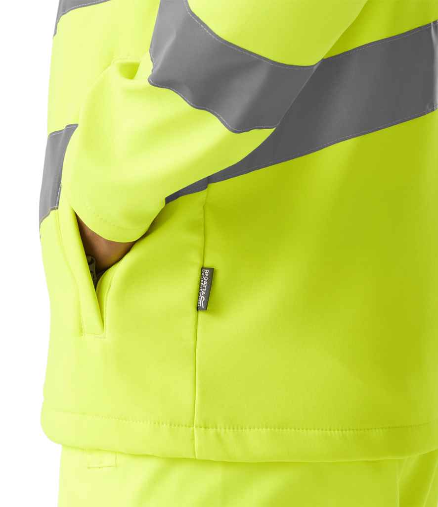 Regatta - High Visibility Pro Contract Ablaze Soft Shell Jacket - Pierre Francis