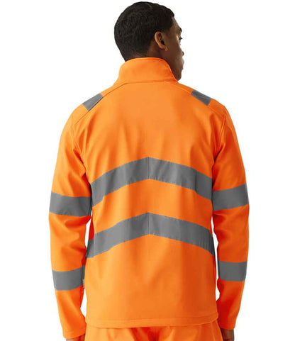 Regatta - High Visibility Pro Contract Ablaze Soft Shell Jacket - Pierre Francis