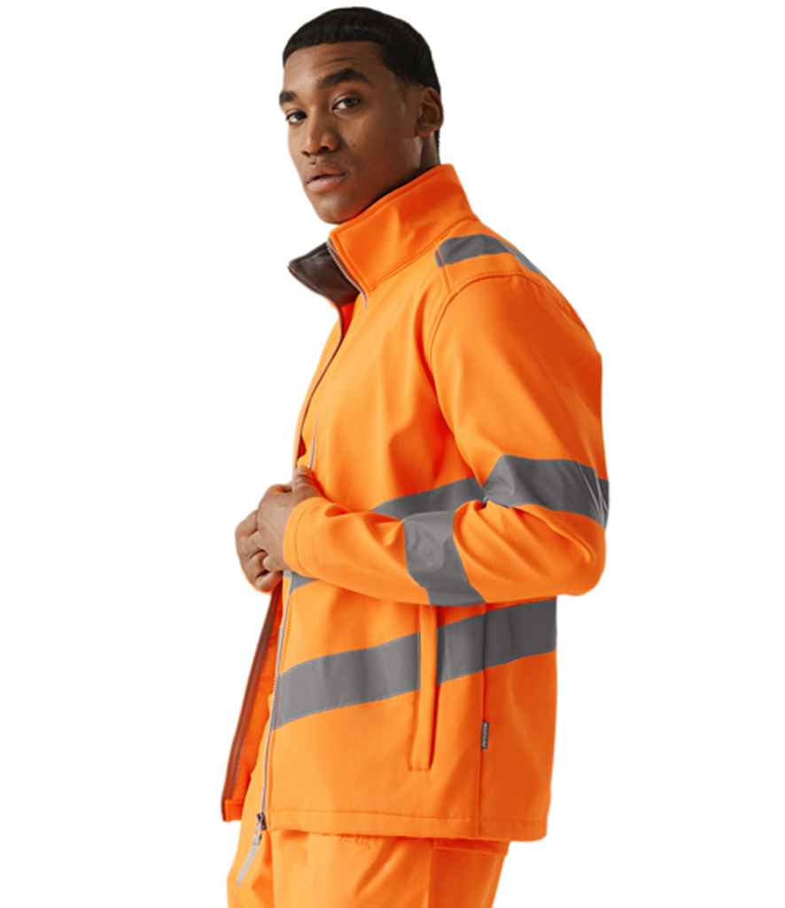 Regatta - High Visibility Pro Contract Ablaze Soft Shell Jacket - Pierre Francis