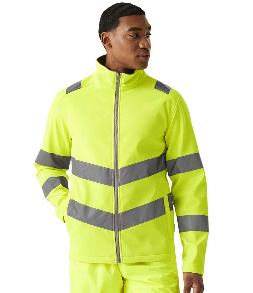 Regatta - High Visibility Pro Contract Ablaze Soft Shell Jacket - Pierre Francis