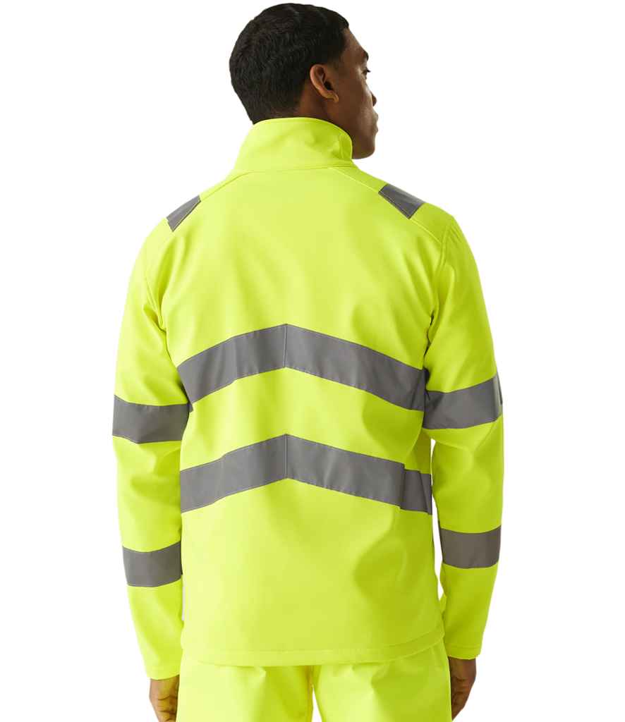 Regatta - High Visibility Pro Contract Ablaze Soft Shell Jacket - Pierre Francis