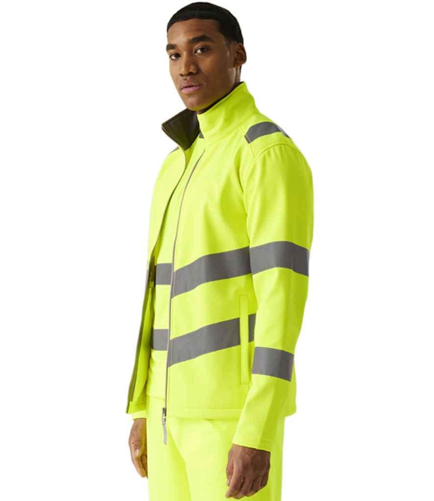 Regatta - High Visibility Pro Contract Ablaze Soft Shell Jacket - Pierre Francis