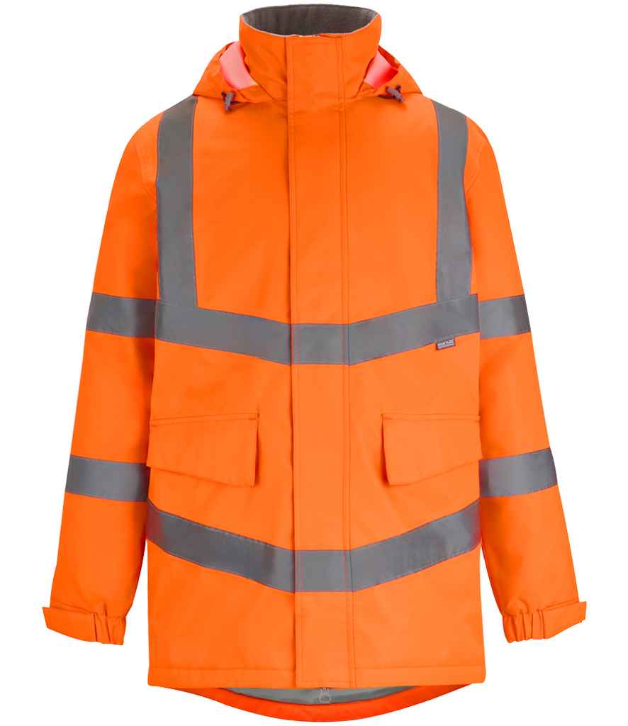 Regatta - High Visibility Pro Contract Dover Parka - RG559 ORA S