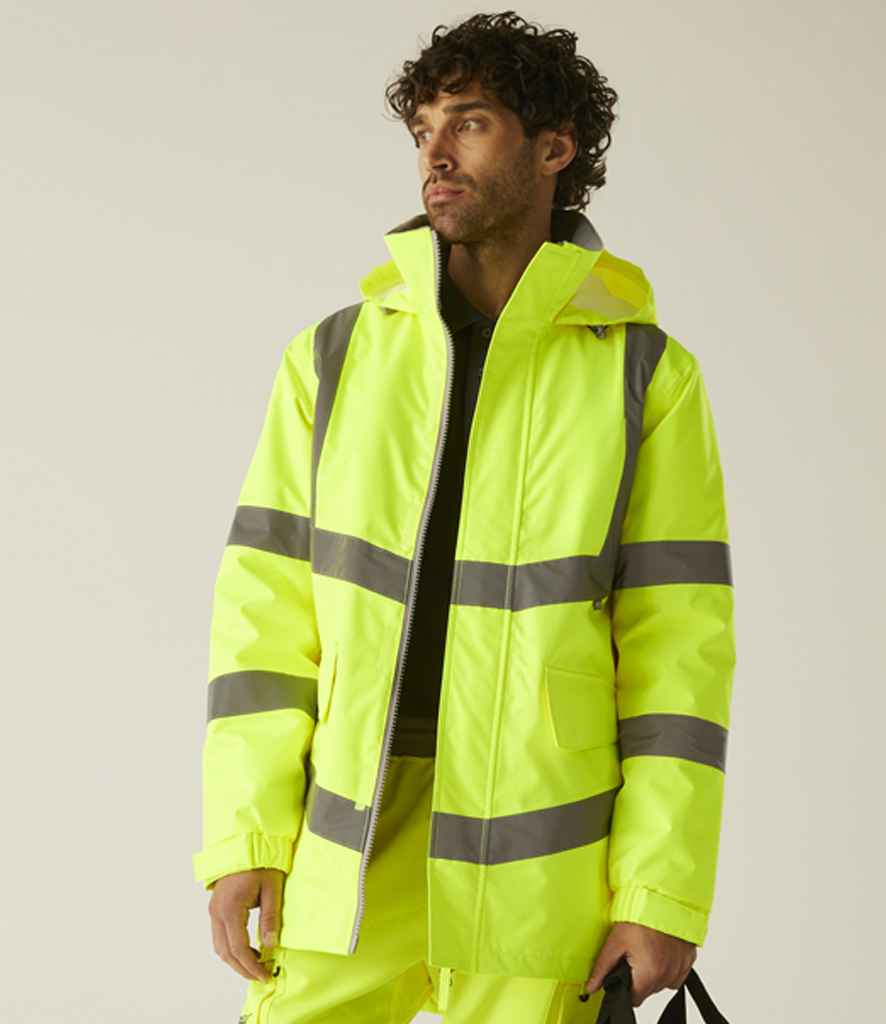 Regatta - High Visibility Pro Contract Dover Parka - RG559 YEL S
