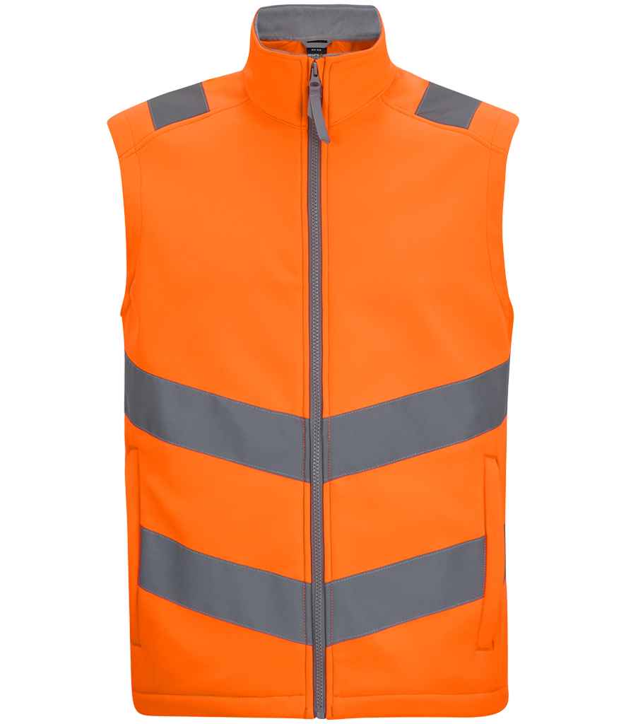 Regatta - High Visibility Pro Contract Ablaze Soft Shell Bodywarmer - Pierre Francis