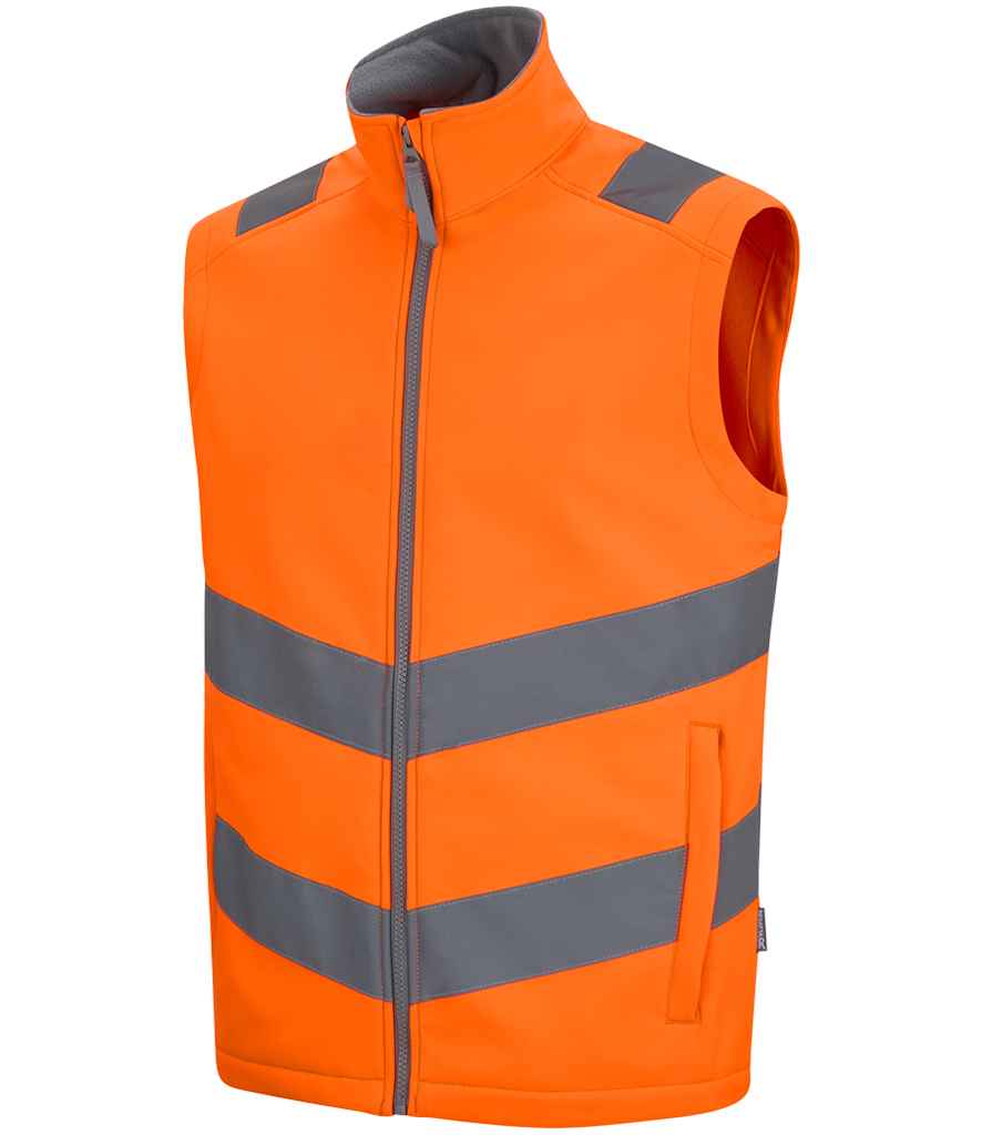Regatta - High Visibility Pro Contract Ablaze Soft Shell Bodywarmer - Pierre Francis