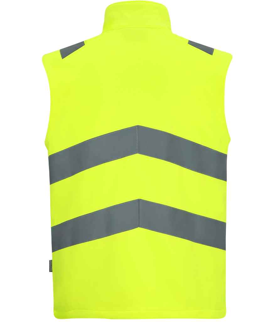 Regatta - High Visibility Pro Contract Ablaze Soft Shell Bodywarmer - Pierre Francis