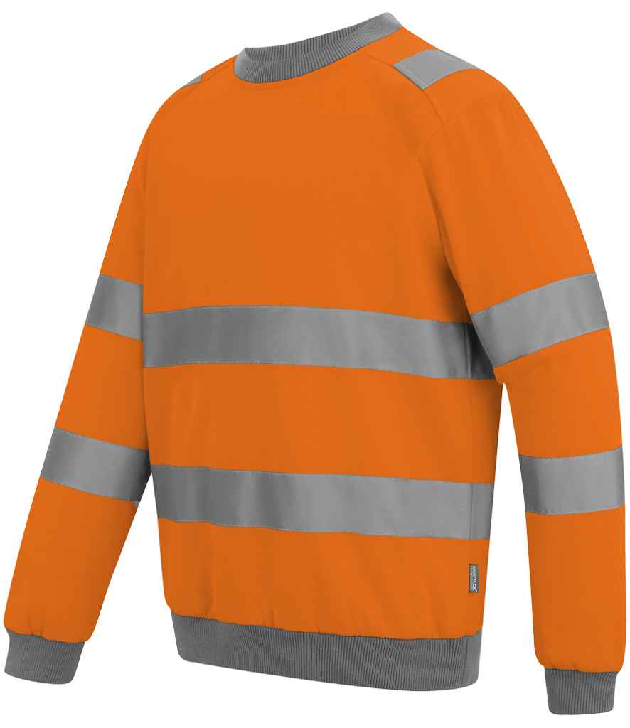 Regatta - High Visibility Pro Contract Crew Neck Sweatshirt - Pierre Francis