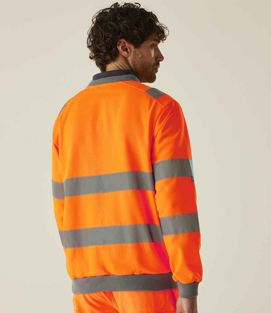 Regatta - High Visibility Pro Contract Crew Neck Sweatshirt - Pierre Francis