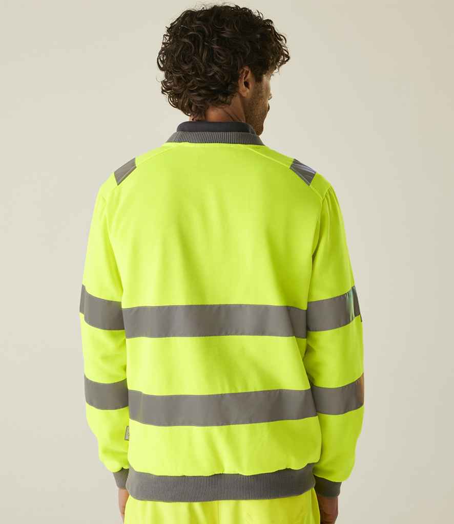 Regatta - High Visibility Pro Contract Crew Neck Sweatshirt - Pierre Francis
