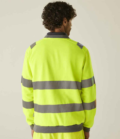 Regatta - High Visibility Pro Contract Crew Neck Sweatshirt - Pierre Francis