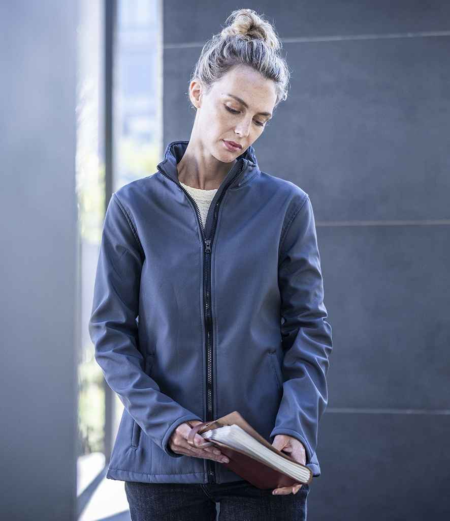 Regatta - Ladies Ablaze Printable Soft Shell Jacket - RG628 SE/BK 10