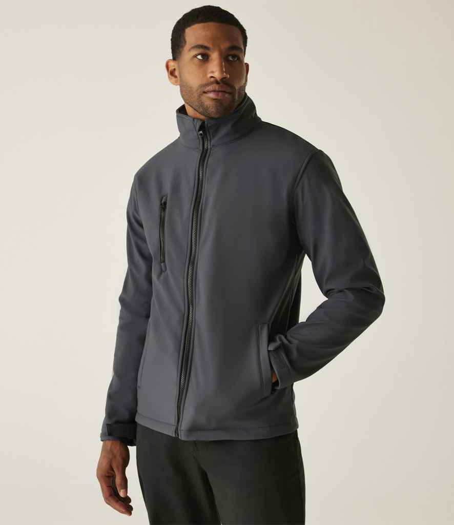 Regatta - Ablaze Three Layer Soft Shell Jacket - RG631 SE/BK S
