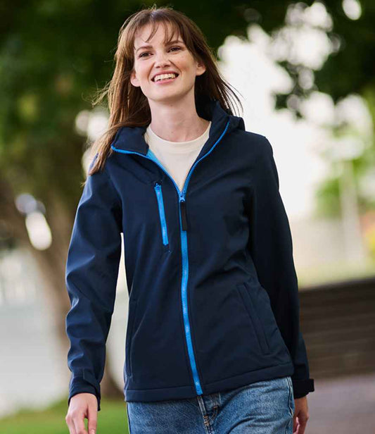 Regatta - Ladies Venturer Three Layer Hooded Soft Shell Jacket
