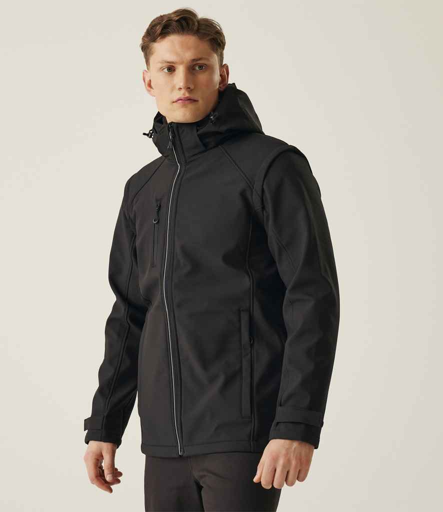 Regatta - Erasmus 4-in-1 Soft Shell Jacket - RG672 BK/BK S