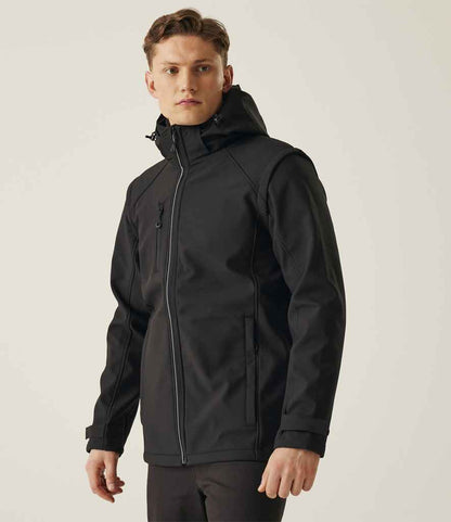Regatta - Erasmus 4-in-1 Soft Shell Jacket - RG672 BK/BK S