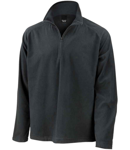 Result - Core Zip Neck Micro Fleece - RS112 BLK XS