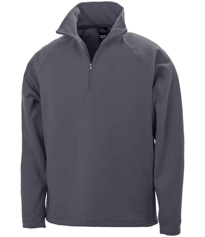 Result - Core Zip Neck Micro Fleece - RS112 BLK XS