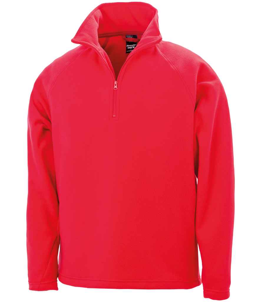 Result - Core Zip Neck Micro Fleece - RS112 BLK XS