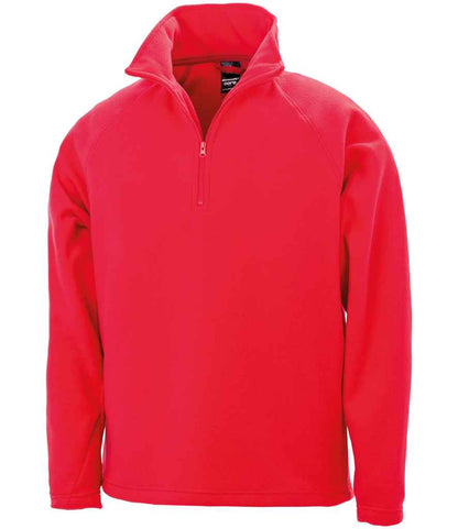 Result - Core Zip Neck Micro Fleece - RS112 BLK XS