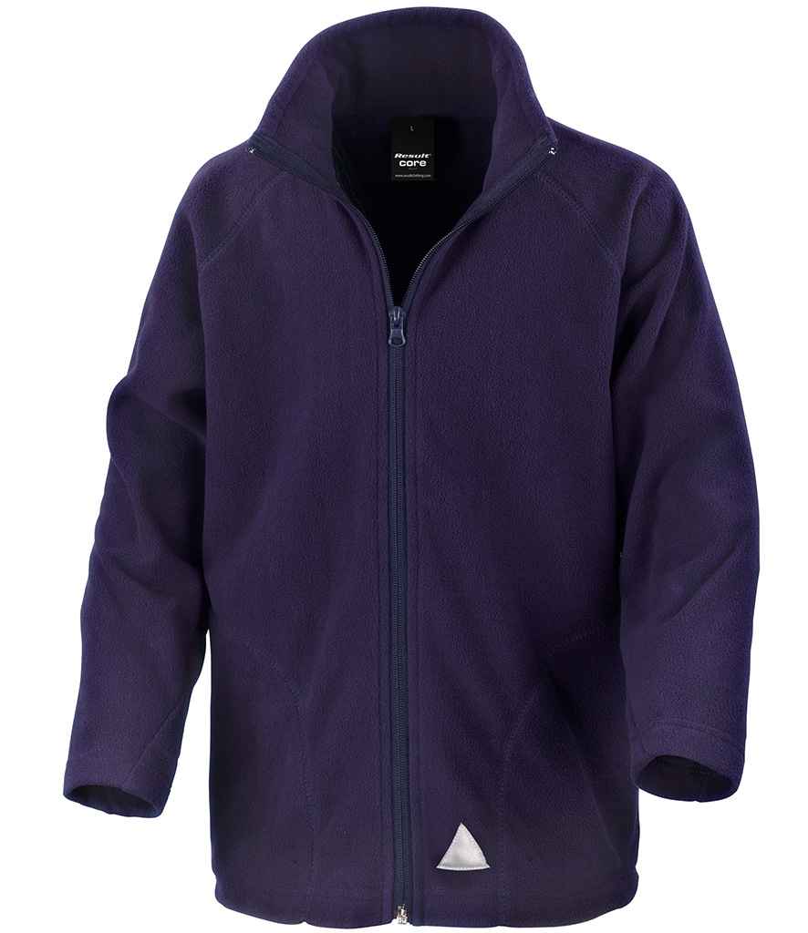 Result - Core Kids/Youths Micro Fleece Jacket - Pierre Francis