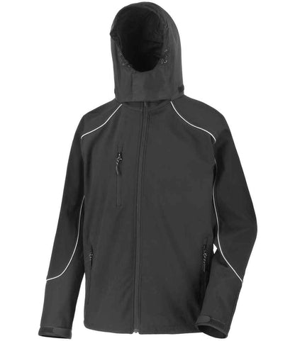 Result - Work-Guard Hooded Soft Shell Jacket - Pierre Francis