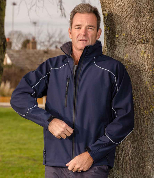 Result - Work-Guard Hooded Soft Shell Jacket
