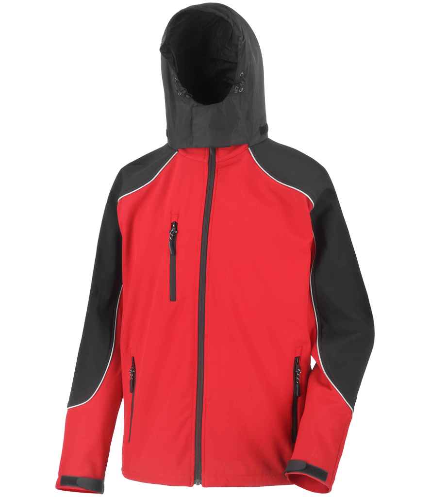 Result - Work-Guard Hooded Soft Shell Jacket - Pierre Francis