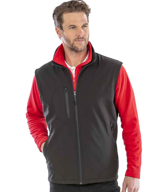 Result - Soft Shell Bodywarmer - RS123 BK/BK S