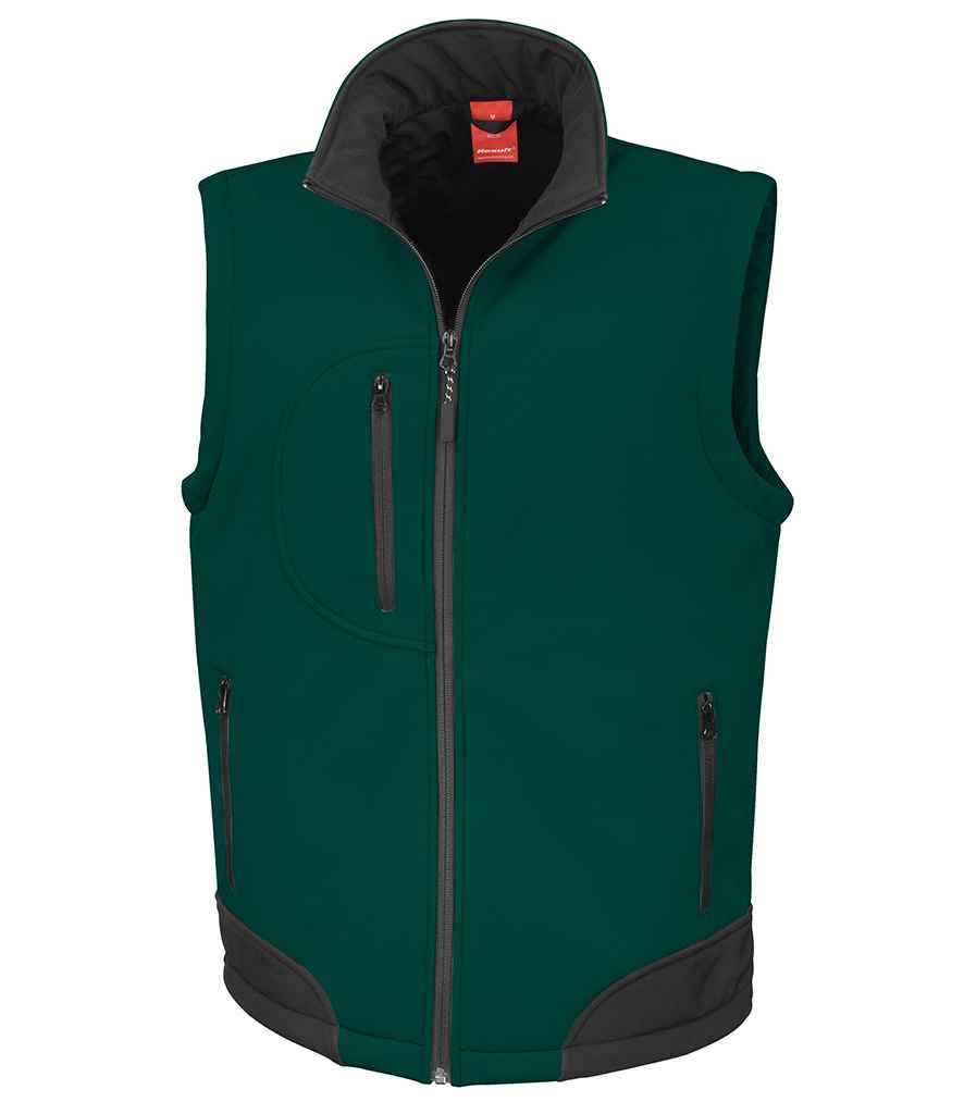 Result - Soft Shell Bodywarmer - RS123 BK/BK S