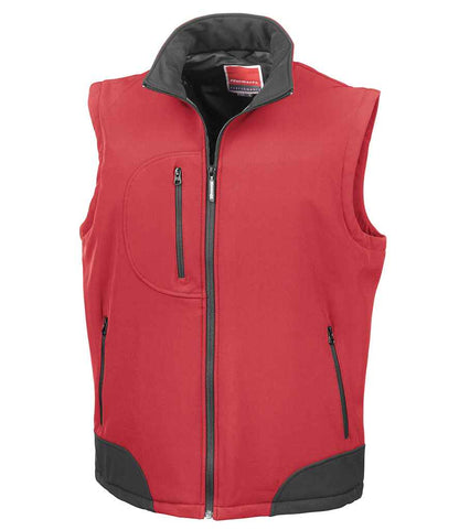 Result - Soft Shell Bodywarmer - RS123 BK/BK S