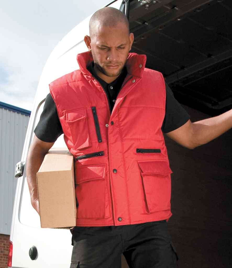 Result - Work-Guard Lance Bodywarmer - RS127 RED S