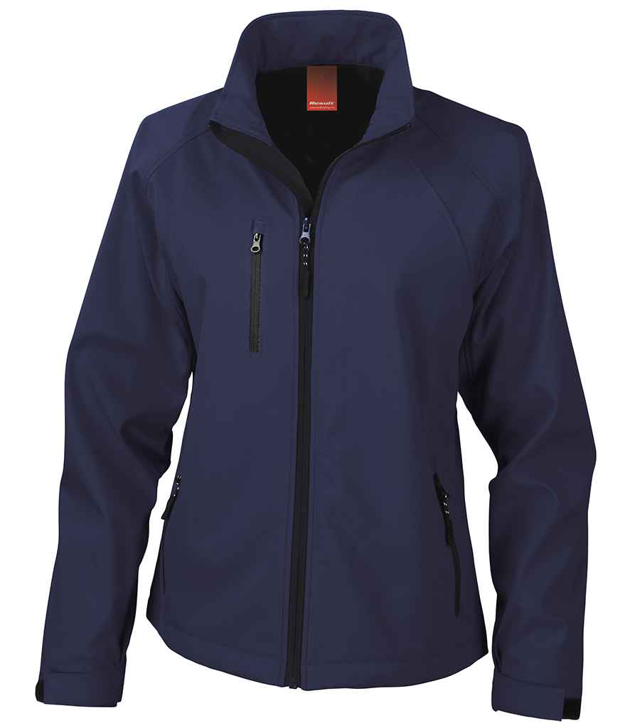 Result - Ladies Base Layer Soft Shell Jacket - RS128F BLK XS