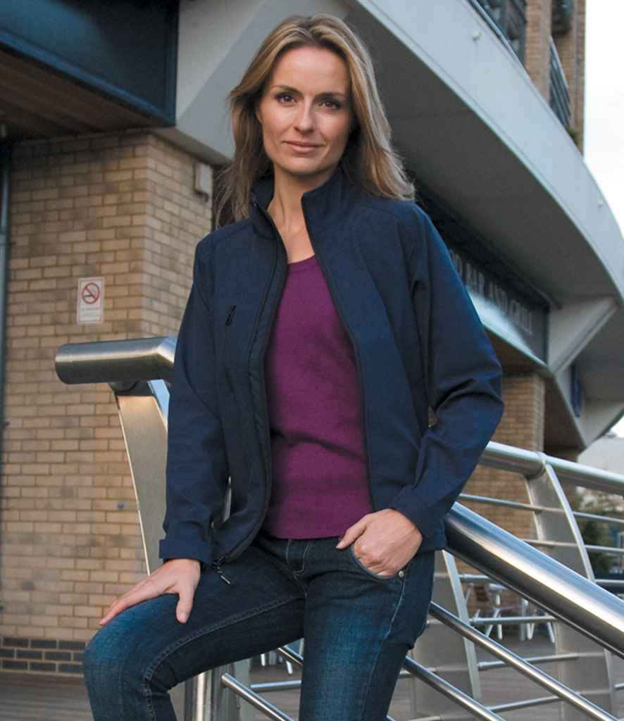 Result - Ladies Base Layer Soft Shell Jacket - RS128F NAV XS