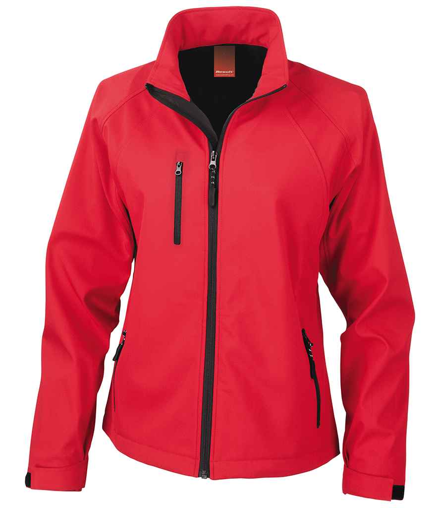 Result - Ladies Base Layer Soft Shell Jacket - RS128F BLK XS