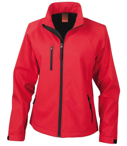 Result - Ladies Base Layer Soft Shell Jacket - RS128F BLK XS