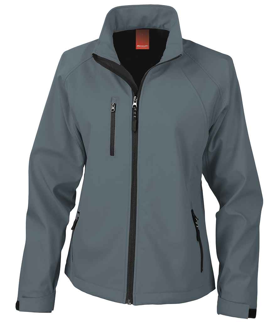 Result - Ladies Base Layer Soft Shell Jacket - RS128F BLK XS