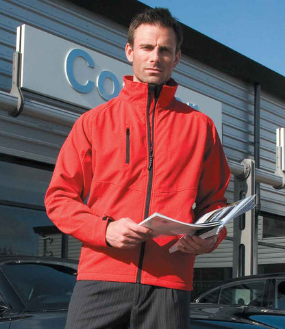 Result - Base Layer Soft Shell Jacket - RS128M RED XS