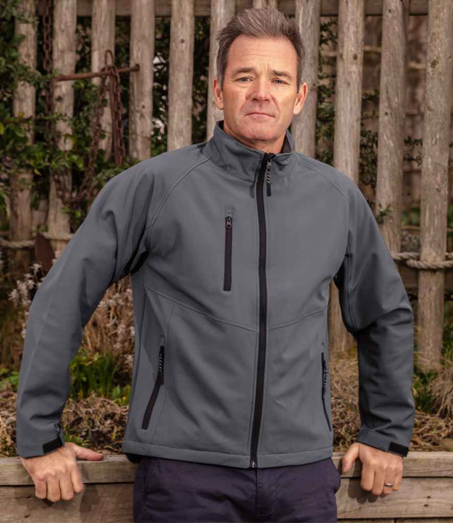 Result - Base Layer Soft Shell Jacket - RS128M SIL XS