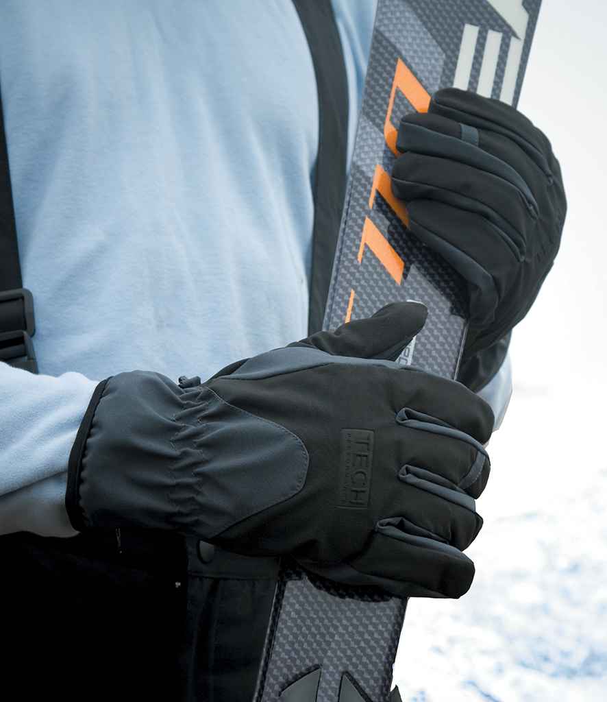 Result - TECH Performance Sport Gloves - RS134 BK/BK S