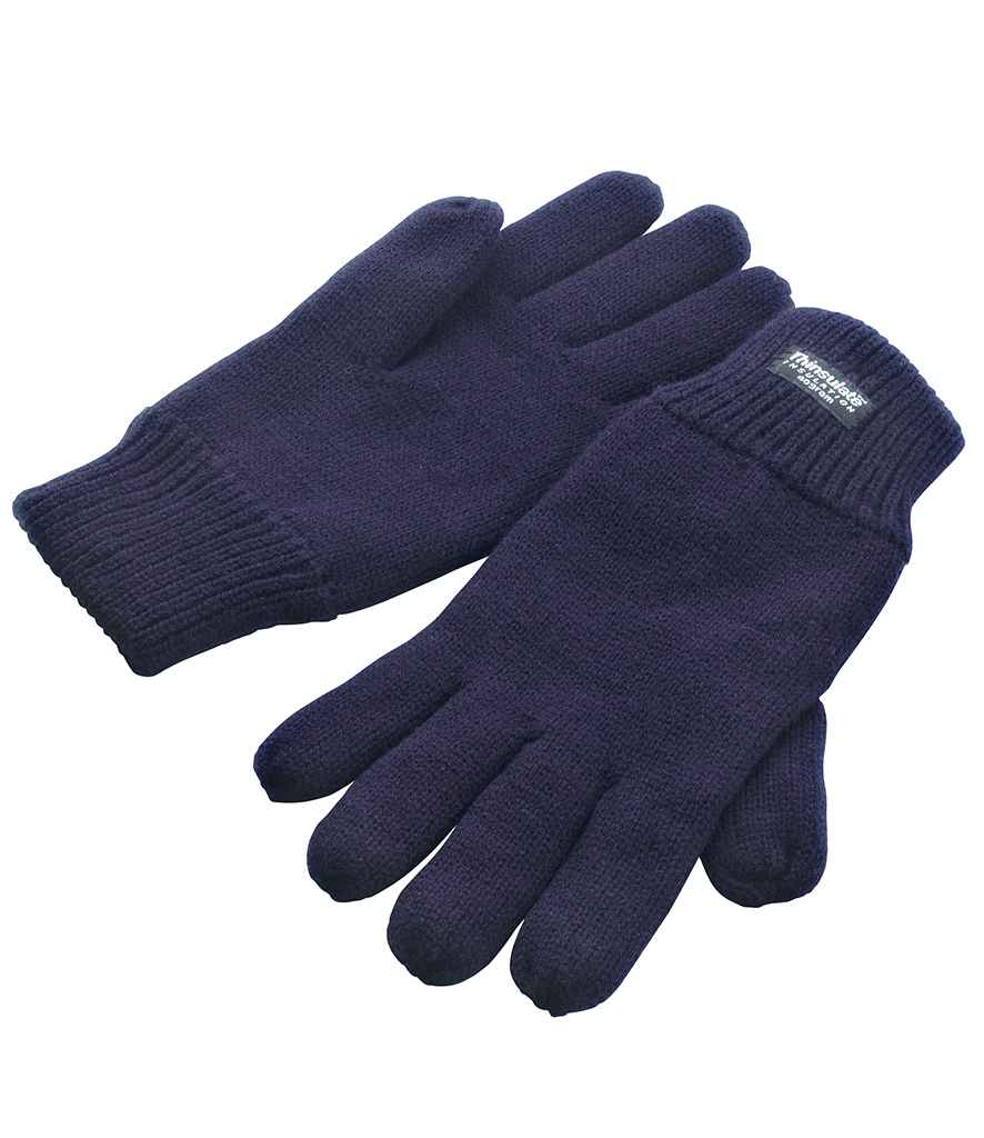 Result - Classic Lined Thinsulate™ Gloves - RS147 NAV S/M