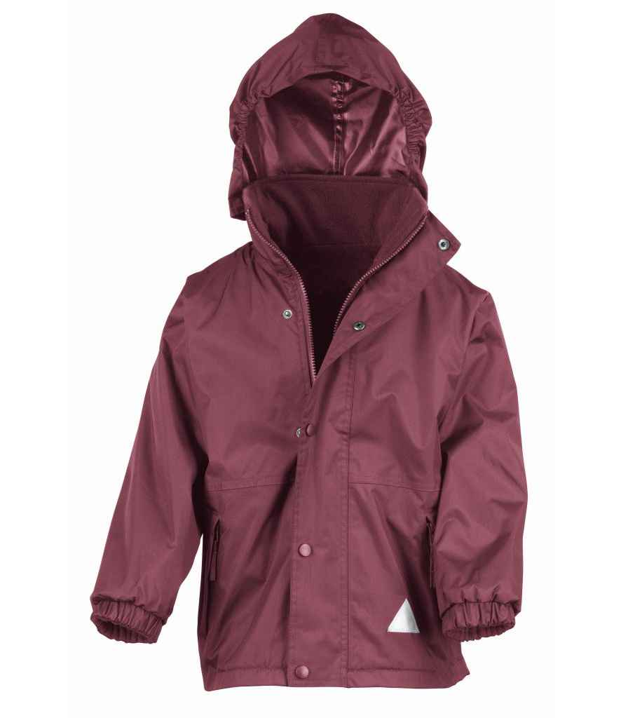 Result - Kids/Youths StormDri 4000 Jacket - RS160B BK/GY 2-3