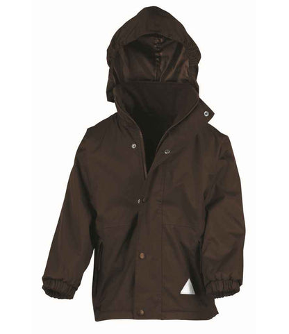 Result - Kids/Youths StormDri 4000 Jacket - RS160B BK/GY 2-3