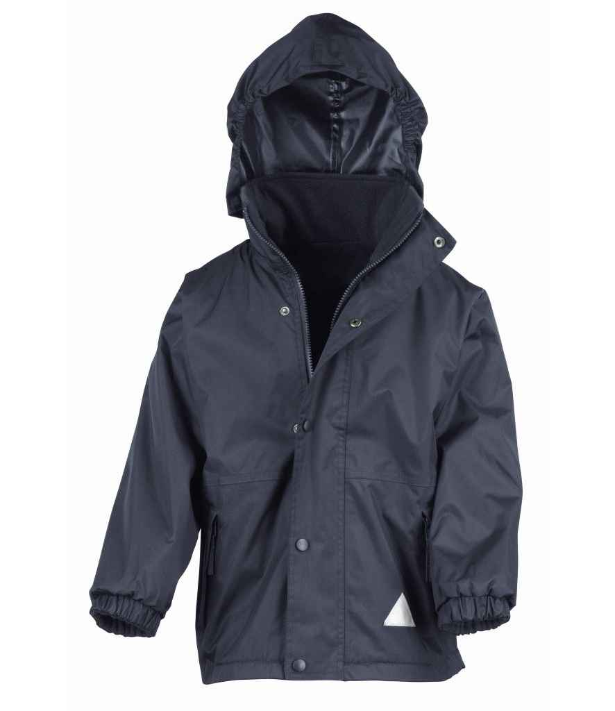 Result - Kids/Youths StormDri 4000 Jacket - RS160B BK/GY 2-3